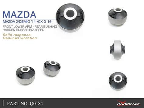 HARDRACE FRONT LOWER ARM REAR BUSHING MAZDA 2 DEMIO CX3 DJ 14