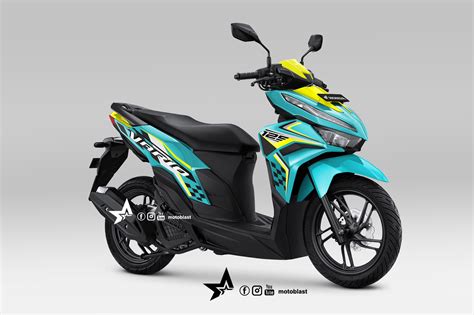 Modifikasi Striping Honda Vario 125 Toska Malah Kayak Motor Yamaha Nih