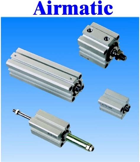 Aluminium Silver Cylinder Pneumatic Mindman Festo Janatics Airmax