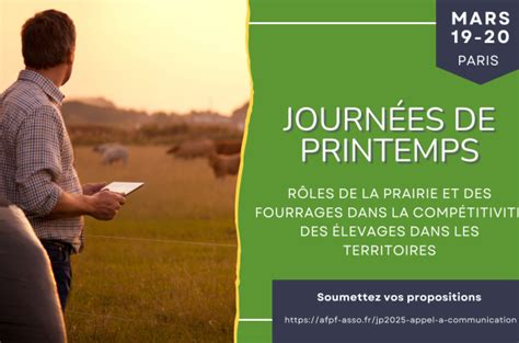 L Appel Communication Des Journ Es De Printemps Est Ouvert