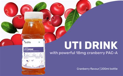 Buy And Me Herbal Cranberry Drink For Urinary Track Infection With No