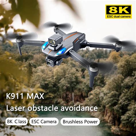 K911 Max Drone 5g Wifi Fpv 360 Laser Obstacle Avoidance Brushless Motor