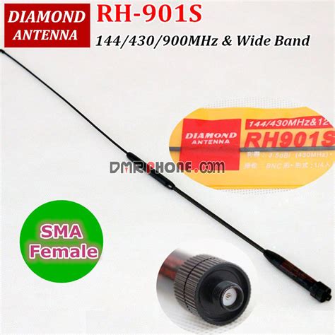 Pcs Diamond Rh S Sma Male Dual Band High Gain Antenna For Yaesu