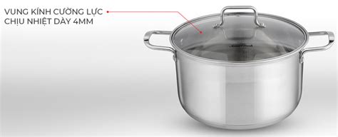 Bộ 3 nồi inox Smartcook 2101OL size 16 20 24cm META vn