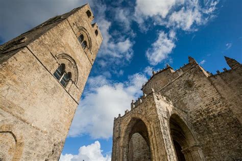 Erice Trapani Sicily Italy Cathedral Of Erice Stock Image Image