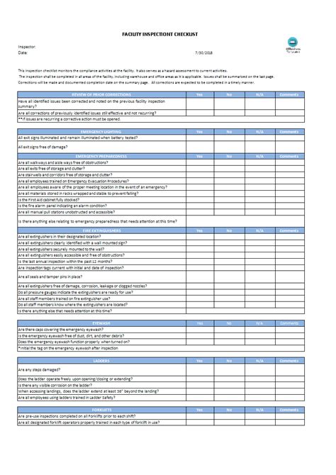 Excel INSPECTION Report Templates