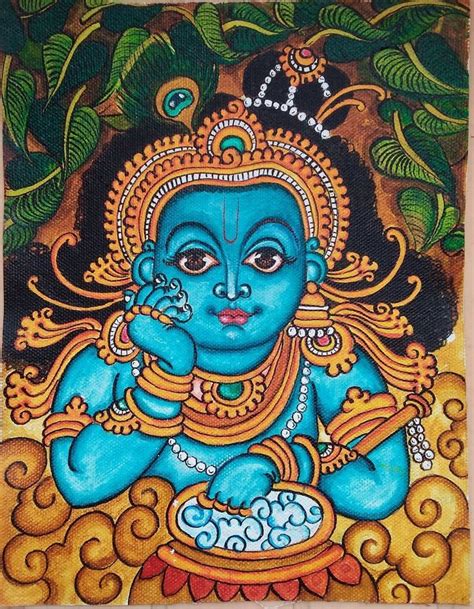 Pin By Pushpa Jena On Kerala Mural Painting Kerala Mural Painting