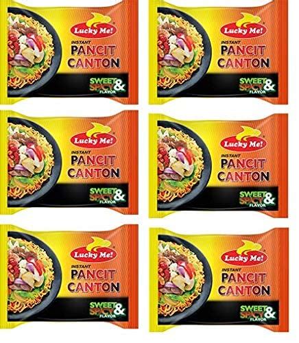 Buy LUCKY ME Pancit Canton Sweet And Spicy Flavor 6 Packs Online At