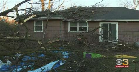 At Least Displaced By Mercer County Storms Police Say Cbs