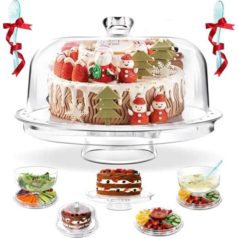 Presentoir A Gateau Avec D Me Transparent Support Gateau Socle