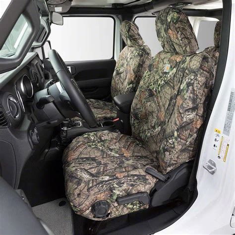 Covercraft Bronco Seatsaver Custom Front Seat Covers Carhartt Mossy