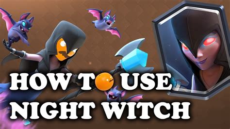 How To Use And Counter Night Witch Clash Royale Youtube