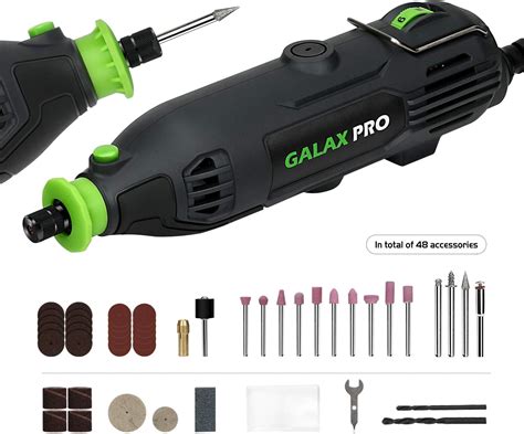 Galax Pro Outils Rotatifs Multifonction W Vitesse Variable Mini