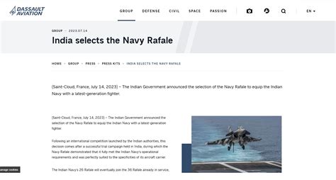 Defence Decode On Twitter India Selects The Navy Rafale Following An