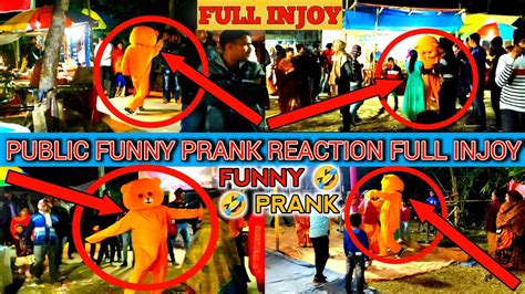 Best Funny 🤣 Prank Public 🤣🤣 Reaction Full Injoy😂 Teddy Bear