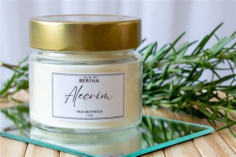 Kit 2 Velas Aromáticas Berina Alecrim MadeiraMadeira