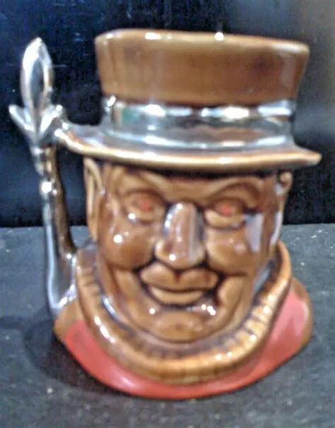 VINTAGE LORD NELSON Pottery Beefeater 3 25 Character Mug Toby Jug