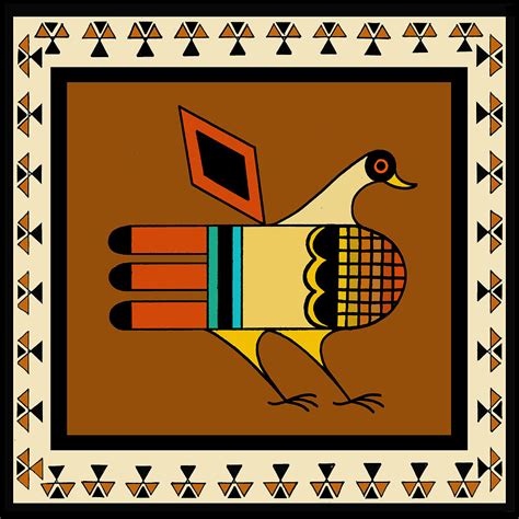 Native American Quail Digital Art by Vagabond Folk Art - Virginia ...