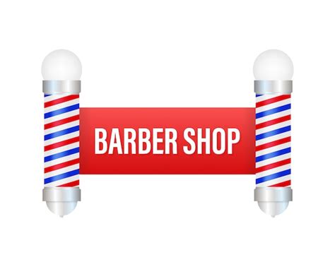 Premium Vector | Classic barber shop pole.