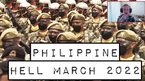 Philippine Military Hell March 2022 L British Military Reaction Youtube