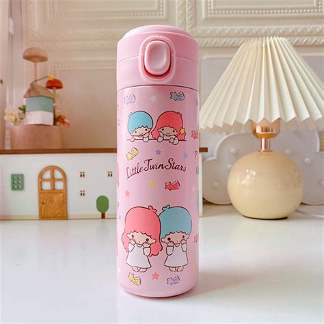 Thermos Sanrio Kuromi Melody Cinnamoroll Taza Termo De Dibujos Animados