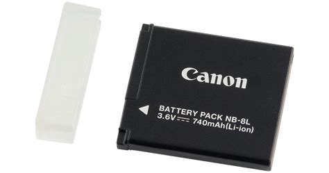 Canon NB 8L Rechargeable Lithium Ion Battery Pack 4267B001 B H