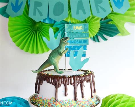 Dinosaur Cake Topper Dinosaur Party Decorations Dinosaur Birthday Party Dino Cake Topper