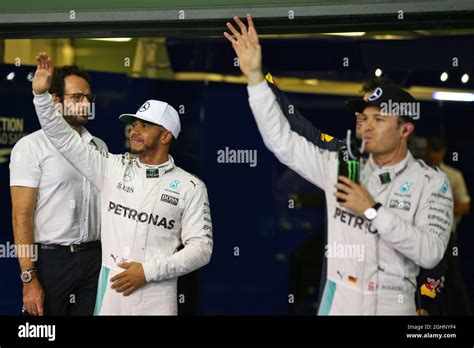 Mercedes Amg F1 Celebrates His Second Position World Championship Team