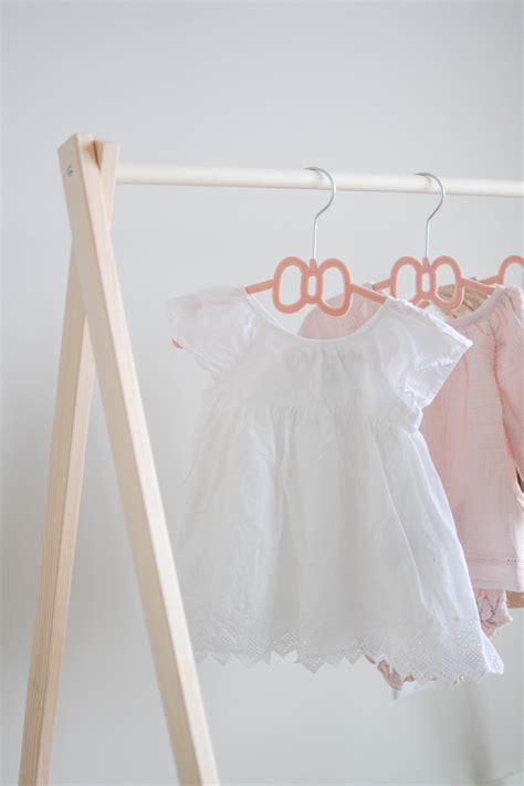 Baby Clothing Rail Baby Clothing Rack Wooden Clothes Rail Etsy