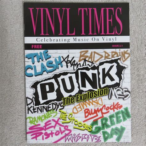 Vinyl Times Magazine Punk Explosion Mc Stooges Ramones Sex