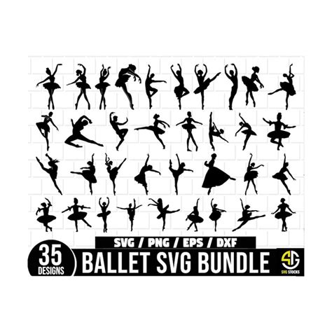 Ballet Svg Ballerina Svg Bundle Ballerina Svg Classic Dan Inspire