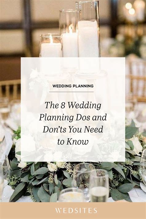 8 Important Wedding Planning Dos And Donts You Need To Know Wedding