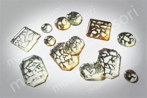 Transparent Veined Cabochon Modimex Accessori Srl