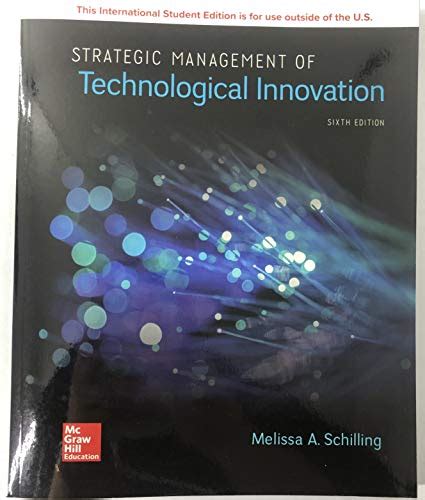 Ise Strategic Management Of Technological Innovation Isbn