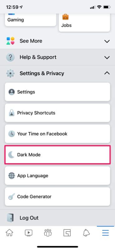 How To Enable Facebook Dark Mode On IPhone