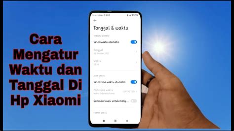 Cara Mengatur Waktu Tanggal Di Hp Xiaomi Youtube