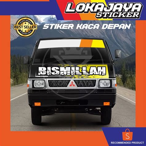 Jual Stiker Cutting Kaca Depan Mobil L Realvan Pickup Granmax