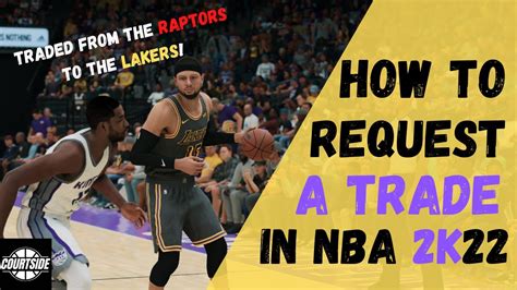 How To Request A Trade In Nba K How To Influence Trades Youtube