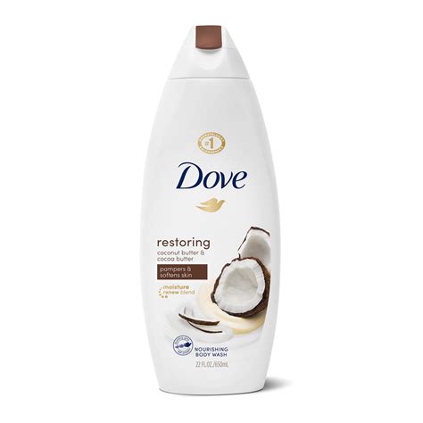 Dove Restoring Body Wash Coconut Butter And Cocoa Butter 22 Fl Oz