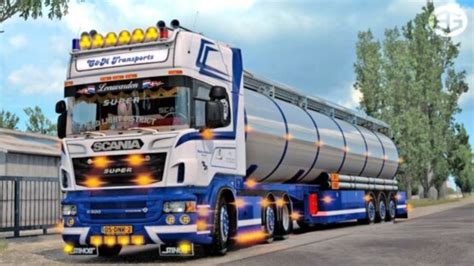 Ets Scania L V Open Pipe R S Fkm Ng V Trucks Mods