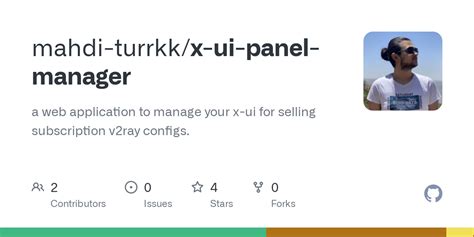 Github Mahdi Turrkk X Ui Panel Manager A Web Application To Manage