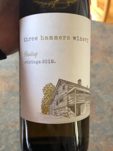 Three Hammers Winery Riesling Vivino US