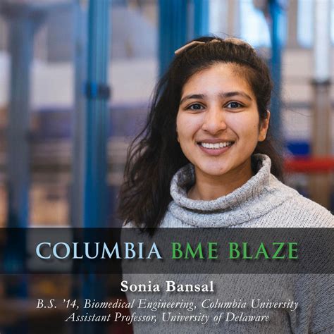 May 2023 - BME Blaze: Sonia Bansal | Biomedical Engineering