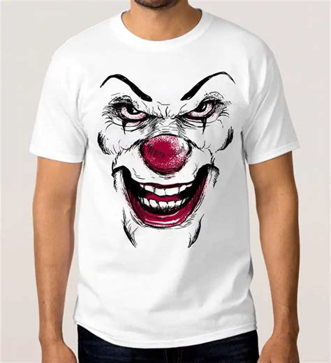 Cotton Men T Shirt Pennywise Scarry Clown T Shirt Stephen King It Mens Womens Tee Hipster