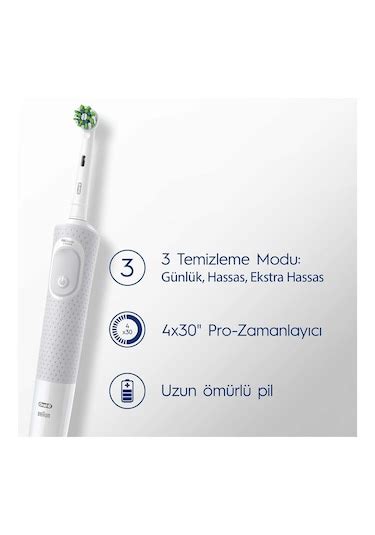 Oral B Vitality Pro Beyaz Koruma Ve Temizlik Arjl Elektrikli Di