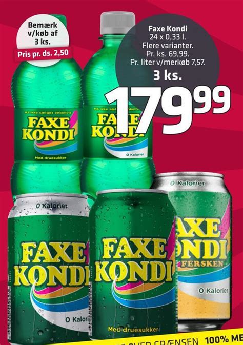 Faxe Kondi Tilbud Hos Fleggaard