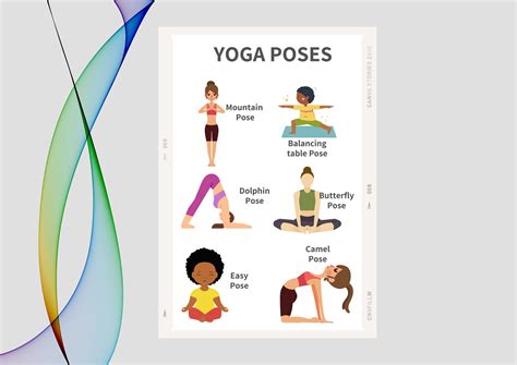 Yoga Poses for Kids Printable Poster Yoga Studio Art Decor Calm Down ...