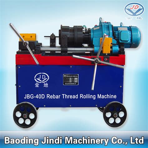 Rebar Threading Machine JBG 40D Thread Rolling Machine And Rebar