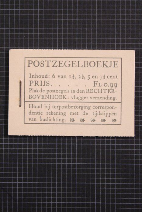 Netherlands 1941 Stamp Booklet NVPH PZ38 Catawiki