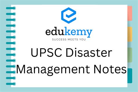 Upsc Disaster Management Notes Blog